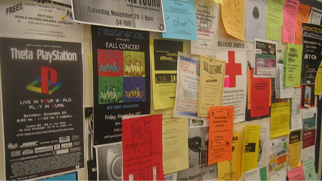 bulletin board